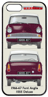 Ford Anglia 105E Deluxe 1966-67 Phone Cover Vertical